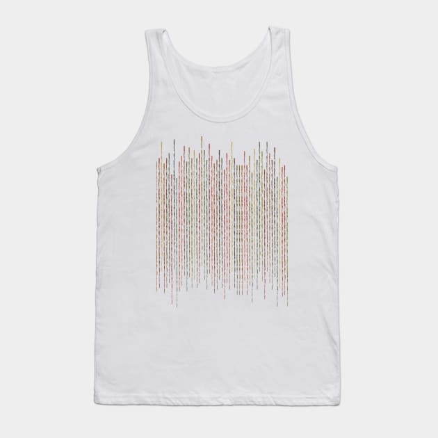 Thin Autumnal Lines Tank Top by PSCSCo